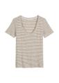 Ringel-T-Shirt regular S Regular Fit - Multi/dusty Brown/ Inside Out