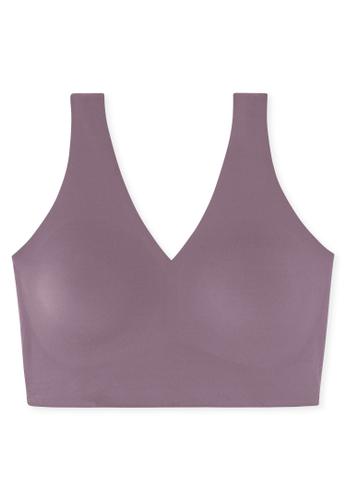 Bustier mit Pads 42 - Malve