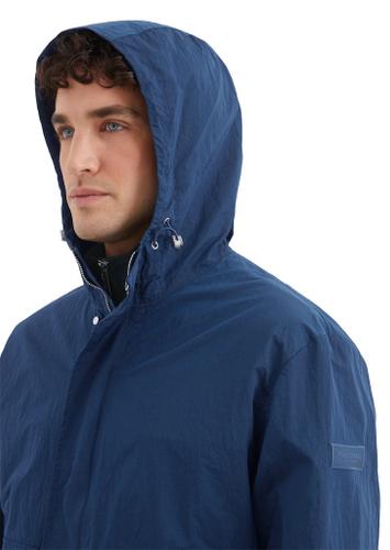 Kapuzen-Parka regular Blau M
