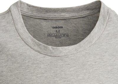 ADIDAS Kinder T-Shirt Essentials Linear 116 in Grau
