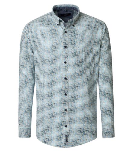 Freizeithemd L Casual Fit - Aqua Bis Petrol