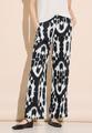 Leinenhose mit Print 34/30 - Black