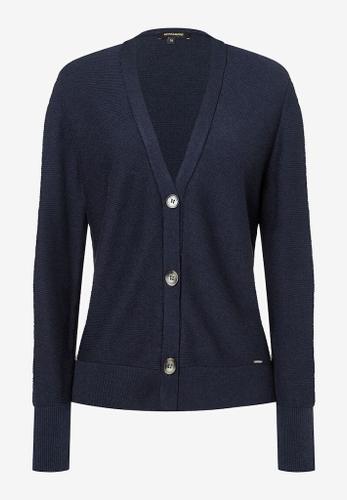 Cardigan marine Blau 36