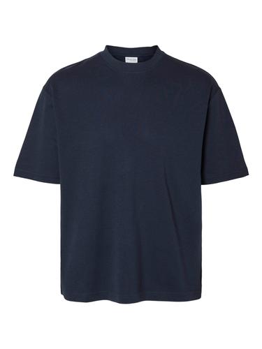SLHLOOSEOSCAR SS O-NECK TEE NOOS XL Locker geschnitten - Sky Captain