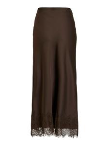 VIELLETTE HW ANKLE LACE SKIRT - NOOS 36 - Coffee Bean