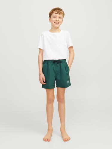 JPSTFIJI JJSWIM WB LY SN JNR 152 Normal geschnitten - Dark Green