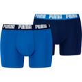 PUMA Herren Unterhose MEN EVERYDAY BASIC BOXER 2P M in Blau