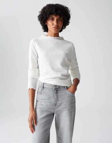 Langarmshirt "Sirken" - Weiß / 44