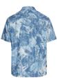 Kurzarmhemd mit Allover-Print Blau XL