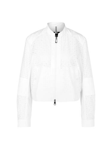 Jacke mit Lochmuster 36 - White
