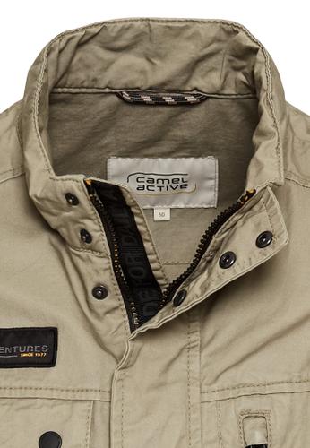 Outdoor-Weste mit Stehkragen Beige 56