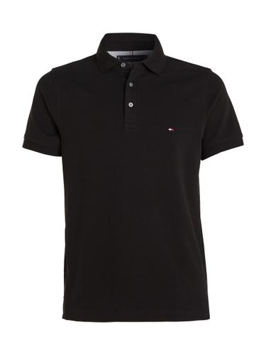 TOMMY HILFIGER Poloshirt »SLIM FIT POLO S/« - Schwarz / M