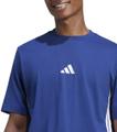 ADIDAS Herren Shirt Essentials 3-Streifen Single Jersey L in Blau