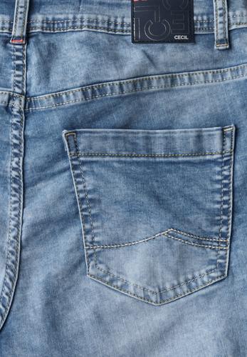 Capri Jeans 28/3/4 Hosen - Light Blue Authentic Washed