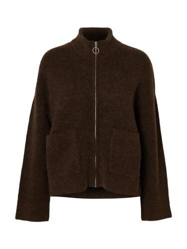 SLFSIA RAS LS KNIT ZIPPER CARDIGAN NOOS L Locker geschnitten - Delicioso