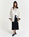 Sailing Jacke mit Kontrastkragen S - Linen