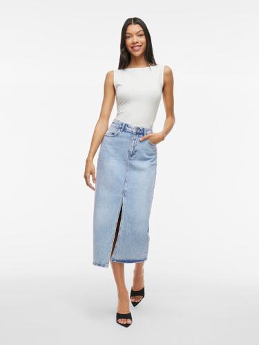 VIJAF HW MIDI DENIM SKIRT-NOOS Blau 38
