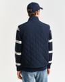 Gesteppte Windcheater Weste Blau S