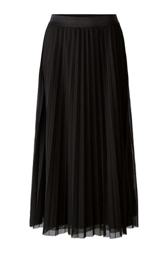 Maxirock Meshplissée Schwarz 40