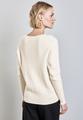Kuscheliger V-Neck Pullover 36 - Lucid White