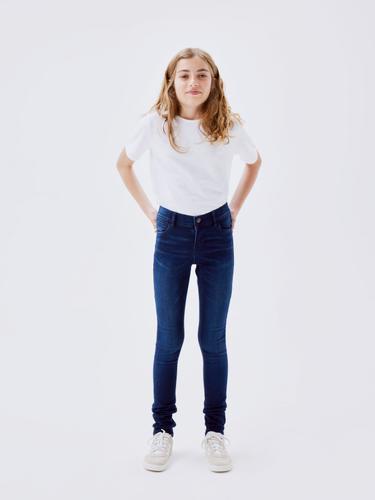 NKFPOLLY SKINNY JEANS 1212-TX NOOS 104 Skinny Fit - Dark Blue Denim