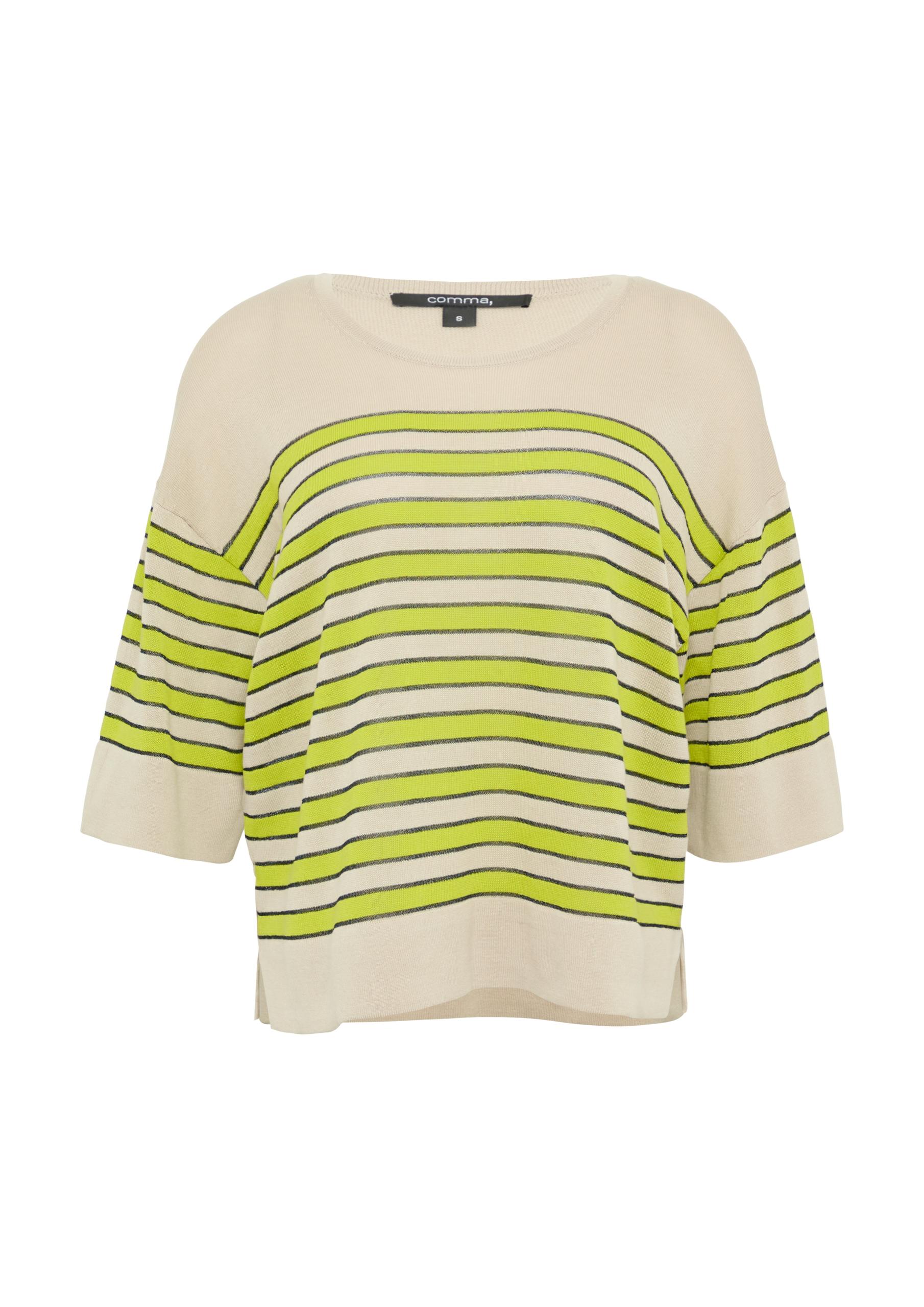 Strickpullover XS - Olive|beige