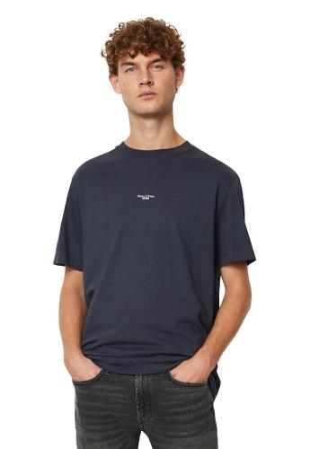 T-Shirt relaxed Blau XL