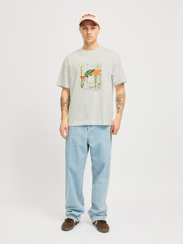 JORMANCHESTER SKETCH TEE SS CREW NECK L Locker geschnitten - Antique White