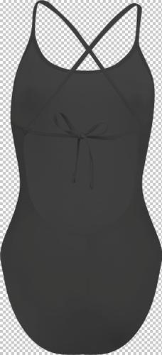 PUMA Damen Badeanzug SWIM WOMEN V-NECK CROSSBACK SW L in Schwarz
