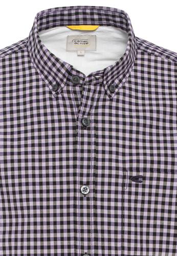 Vichy Karohemd aus reiner Baumwolle L Regular Fit - Lilac