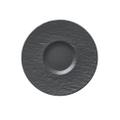 Villeroy und Boch Manufacture Rock Kaffeeuntertasse 15,5cm - Schwarz