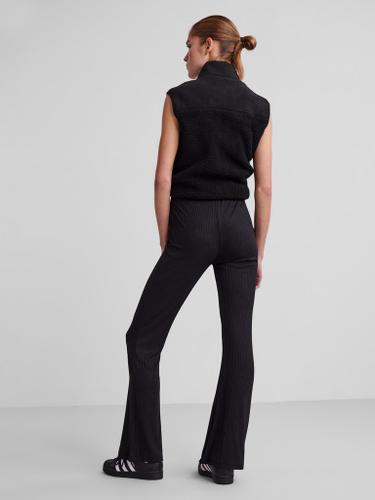 PCTOPPY MW FLARED PANT JRS NOOS XL Normal geschnitten - Black