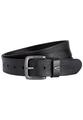 Ledergürtel M - Black