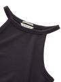 Mini-Kleid mit Rippstruktur 164 A-Linie - Coal Grey