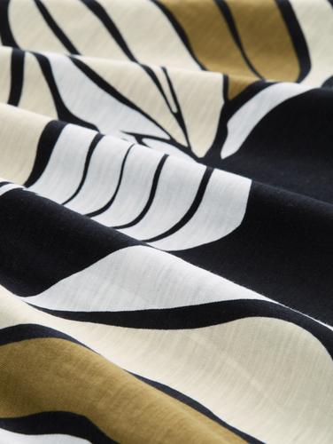 Plus Size - T-Shirt mit Muster 54 Regular Fit - Deep Black