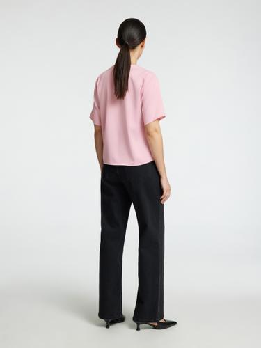 SLFLENA SS V-NECK TOP NOOS 34 Normal geschnitten - Bleached Mauve
