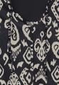 Top mit Ornament Print S - Black