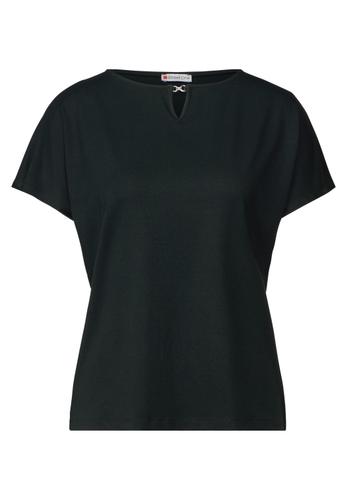 Shirt mit Cut-Out Grün 42