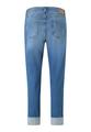 3508143-3488 DARLEEN CROP TU FRINGE 36/30 7/8 STRAIGHT FIT - Light Blue Used Destroyed