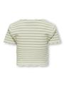 KOGANITS LIFE S/S CROPPED TOP JRS 134/140 Normal geschnitten - Antique White