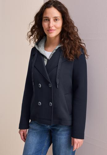 Kurzer Scuba-Trenchcoat XL - Universal Blue