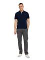 Piqué Poloshirt aus Baumwolle M Regular Fit - Sky Captain Blue