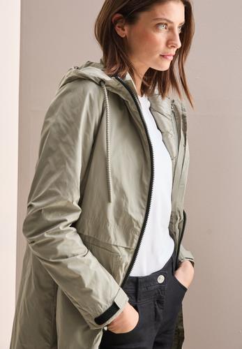 3-in-1 Jacke mit Kapuze S - Smooth Khaki