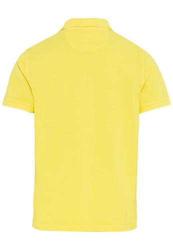 Piqué Poloshirt aus zertifiziertem Organic Cotton XL Regular Fit - Lemon Grass