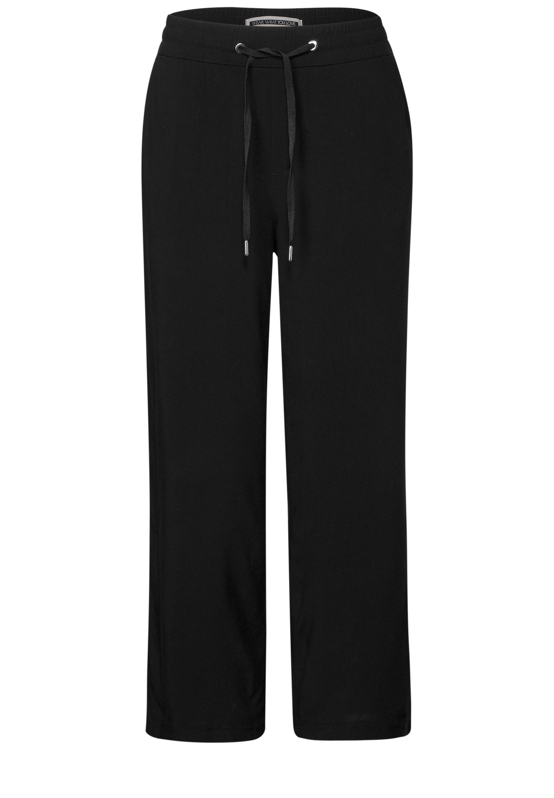 Wide Leg Hose Schwarz 42/7/8 Hosen