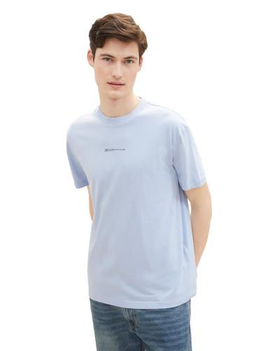 T-Shirt mit Bio-Baumwolle XL Relaxed Fit - Brunnera Blue