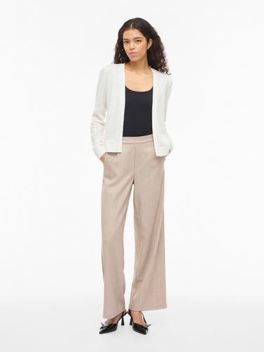 VILOLLO SHORT L/S KNIT CARDIGAN - NOOS M Normal geschnitten - White Alyssum