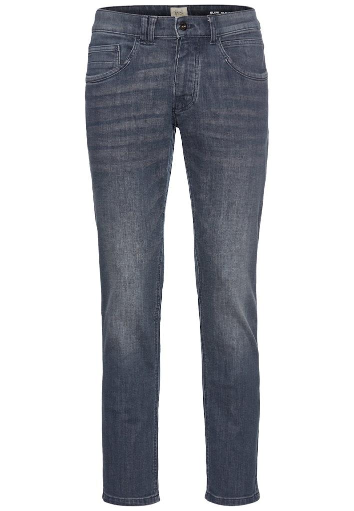 5-Pkt Slim Fit Hose aus Baumwollmischung mit Stretchfunktion Blau 33/32