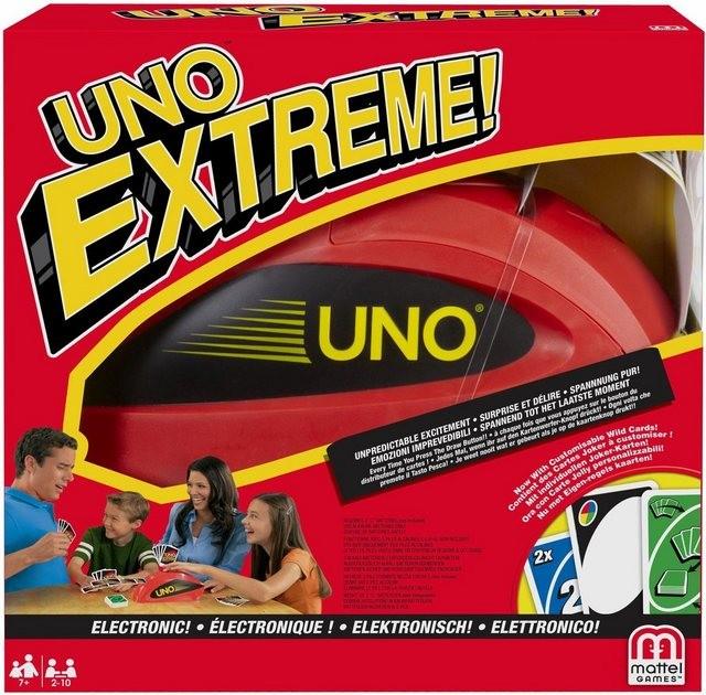 Mattel Games UNO Extreme, Kartenspiel, Kinderspiel, Gesellschaftsspiel