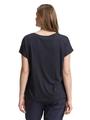 Plus Size - T-Shirt im Material-Mix 48 Regular Fit - Faded Green Abstract Flower